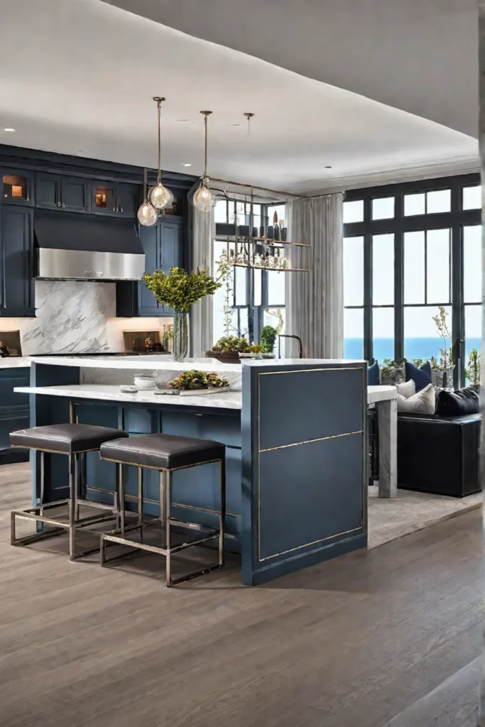 Personalized kitchen island with unique features and highend finishes
