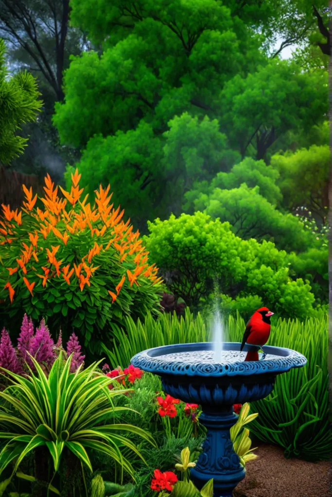 Birdwatchers paradise garden