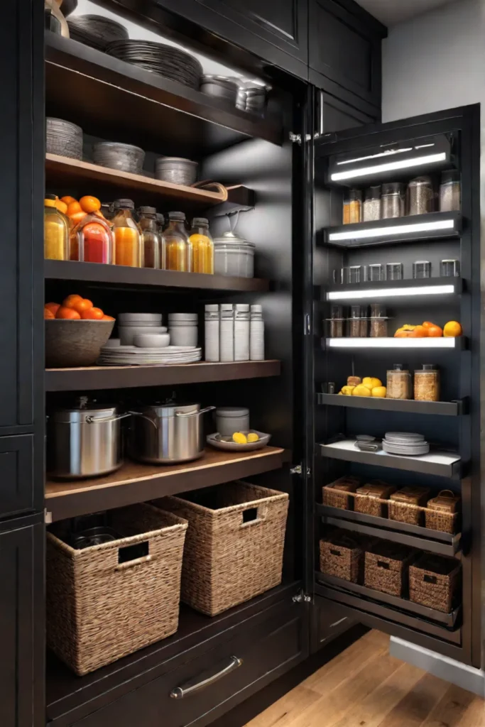Custom pantry organized storage