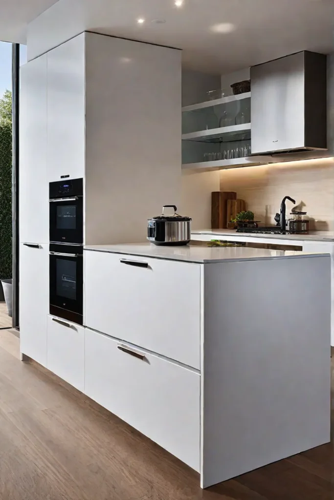 Efficient kitchen design modern appliances