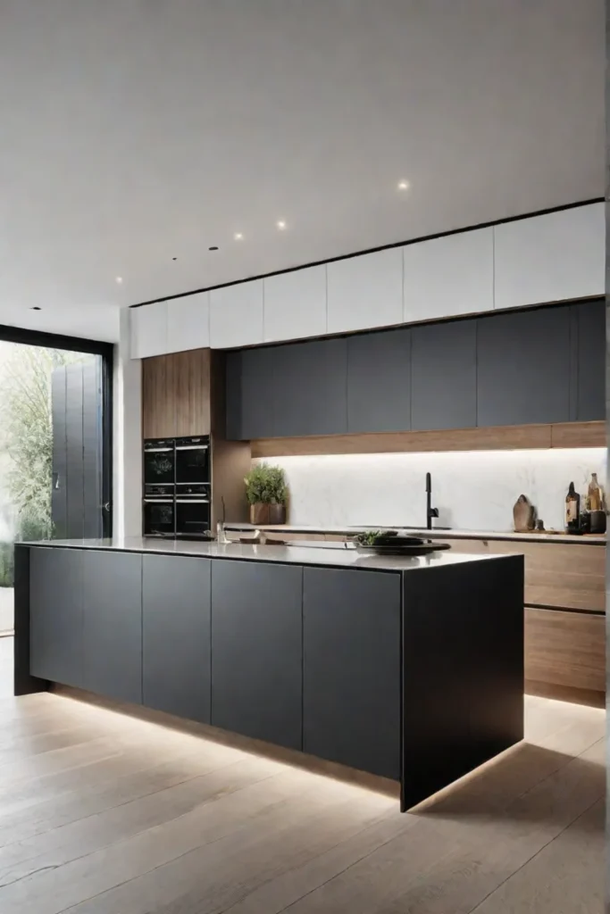 Modern kitchen design sleek aesthetics