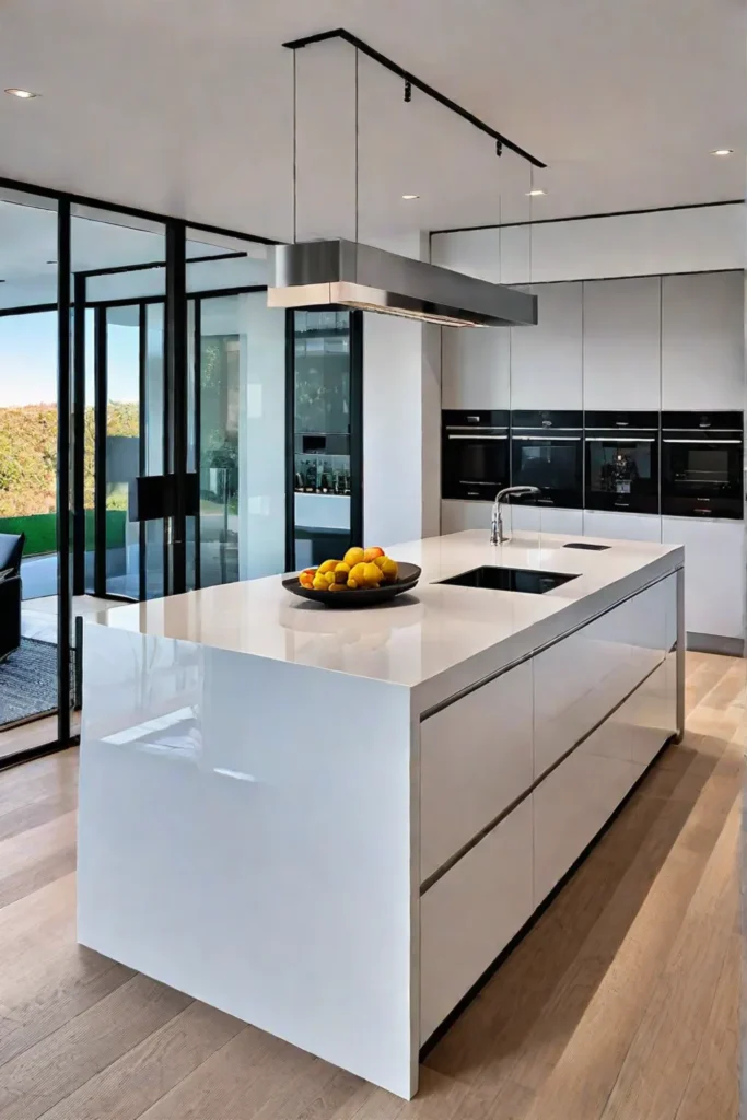 Modern kitchen island efficient kitchen design
