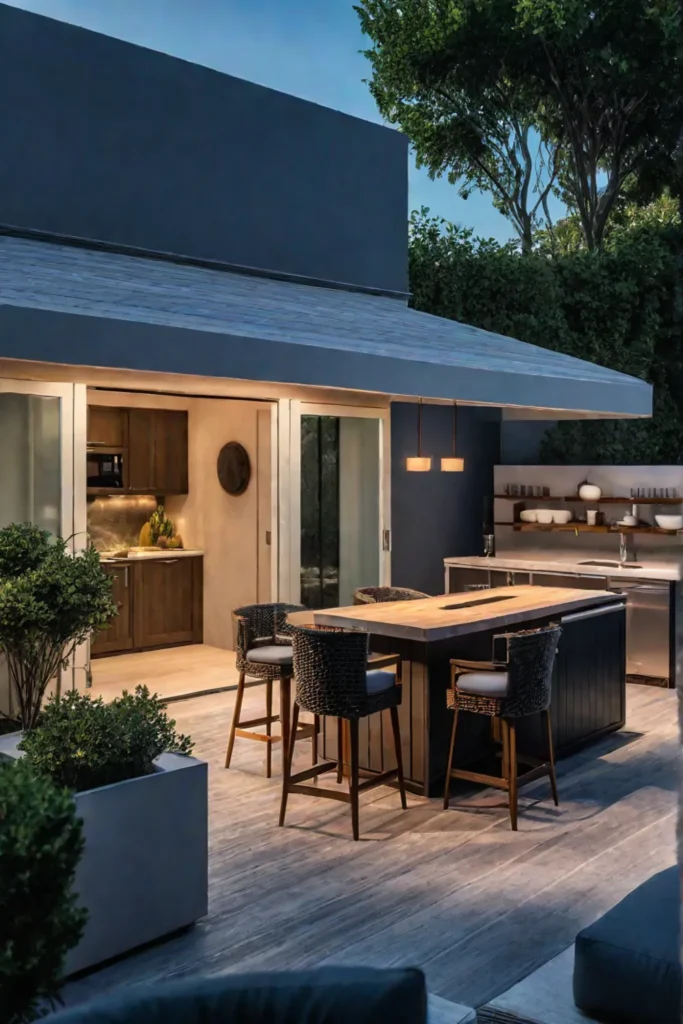 Outdoor Kitchen for Al Fresco Dining