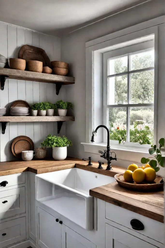 Rustic kitchen with reclaimed wood