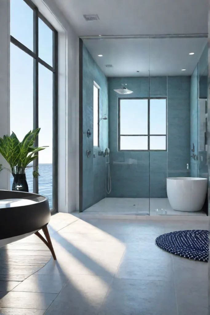 Serene bathroom with coastal style