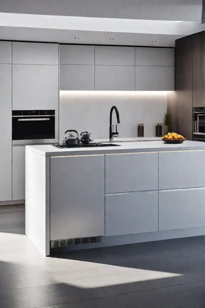 Smart kitchen showcasing efficiency