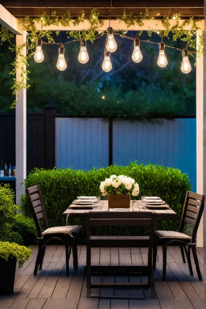 Sustainable backyard patio ideas