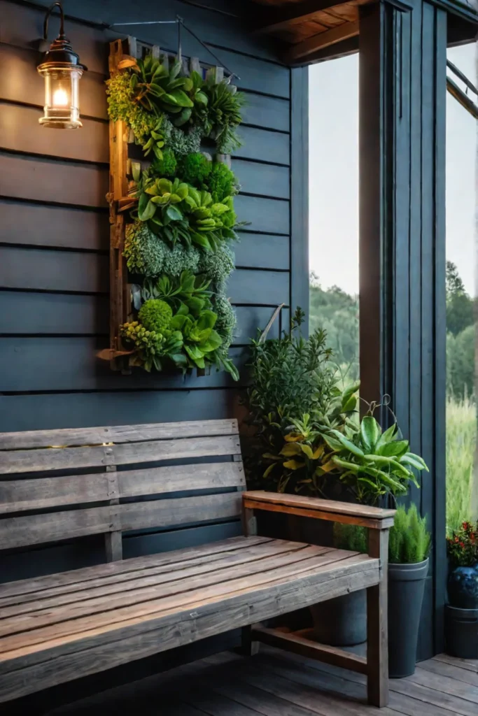 sustainable porch decor