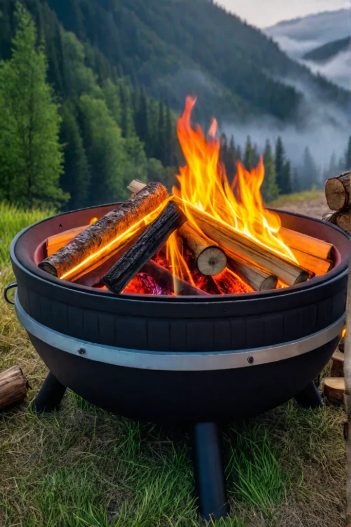 Avoiding Accelerants in Fire Pit