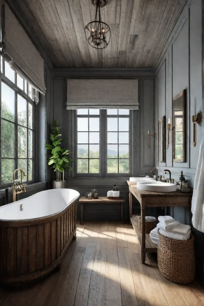 Inviting bathroom with neutral tones
